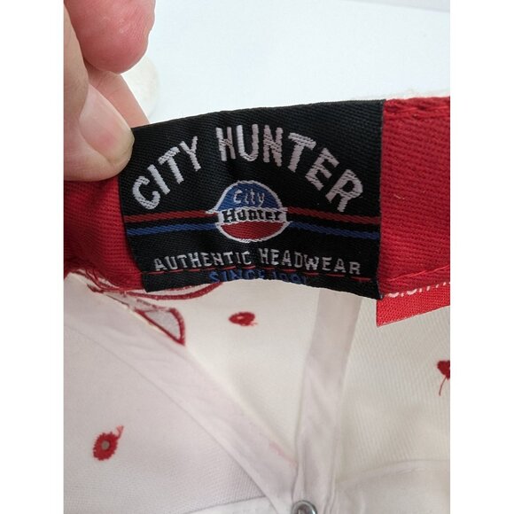 Ohio State Buckeyes White and Red with Bling Adjustable Strap Back Cap Hat - Picture 8 of 8